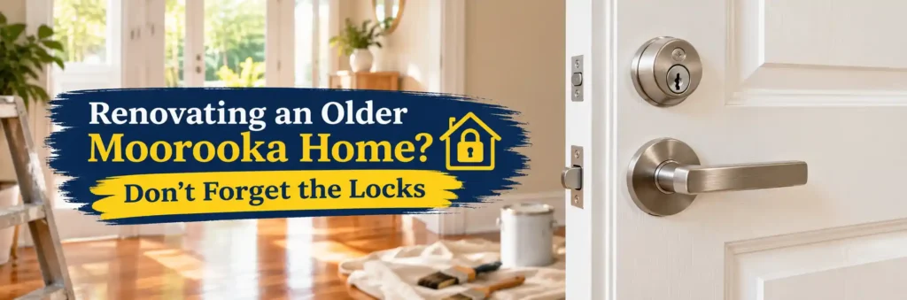Lock upgrade for an older renovated home in Moorooka